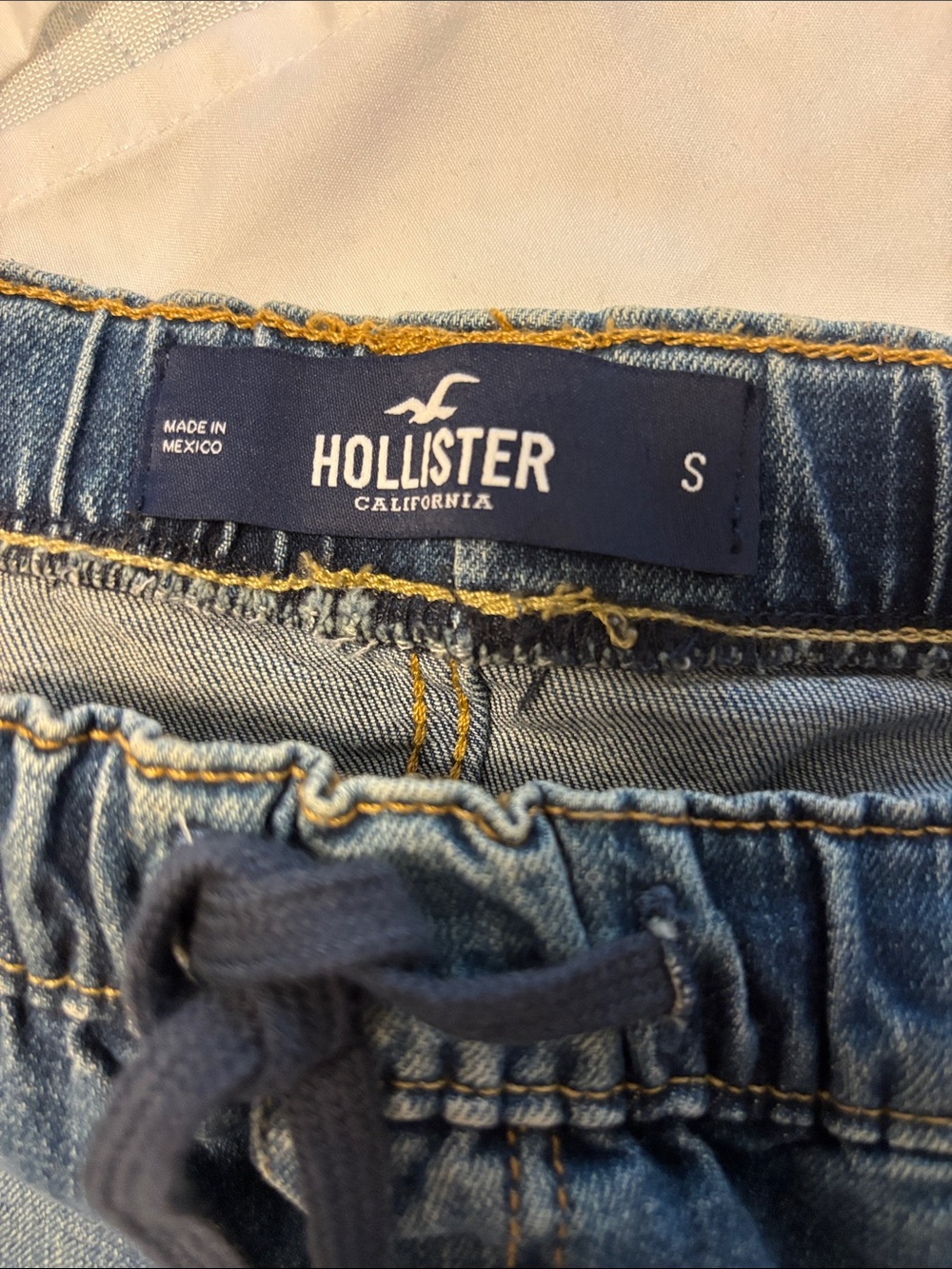 Hollister Skinny Jogger Men's Skinny Jeans in Dark Blue Wash advance stretch S - Picture 4 of 6